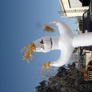 10' Fat Ghost Scarecrow