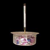 Remote controlled table centerpiece launcher