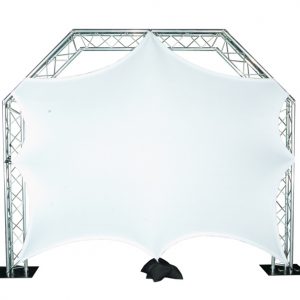 Stretch fabric white