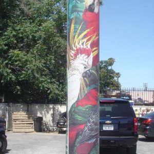 10' Static Tropical Bird tube