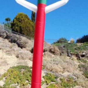 20' Airpuppet red, white & Green